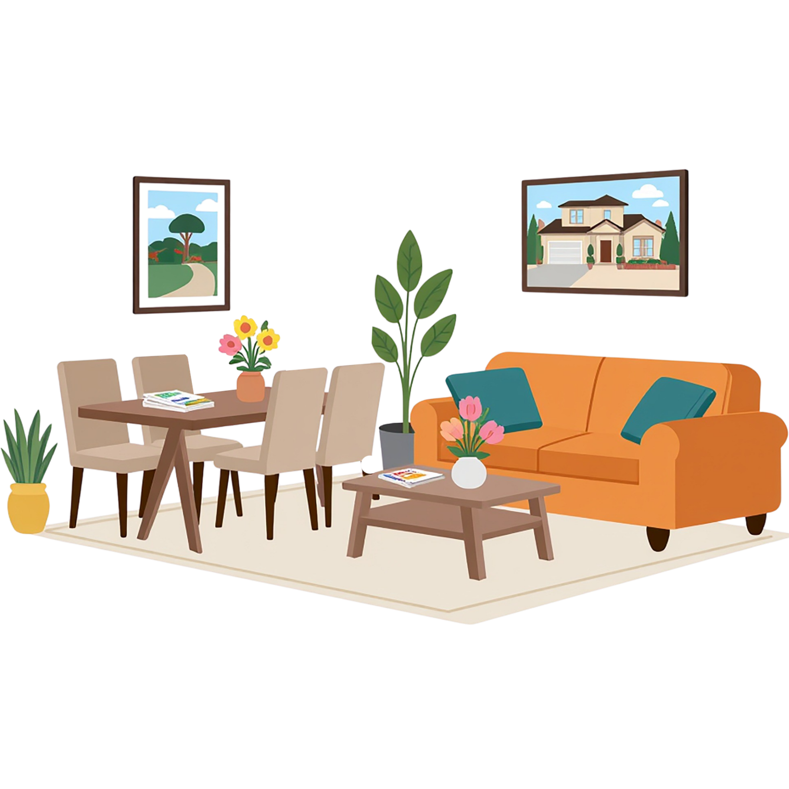 Fully equipped apartments